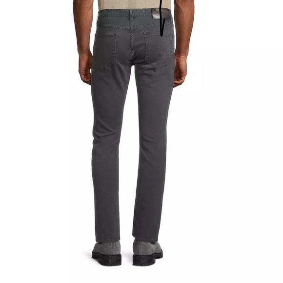 John Varvatos J701 Reg Fit Jeans Nicko Deep Charcoal Grey NEW NWT SZ 34 - Picture 2 of 5
